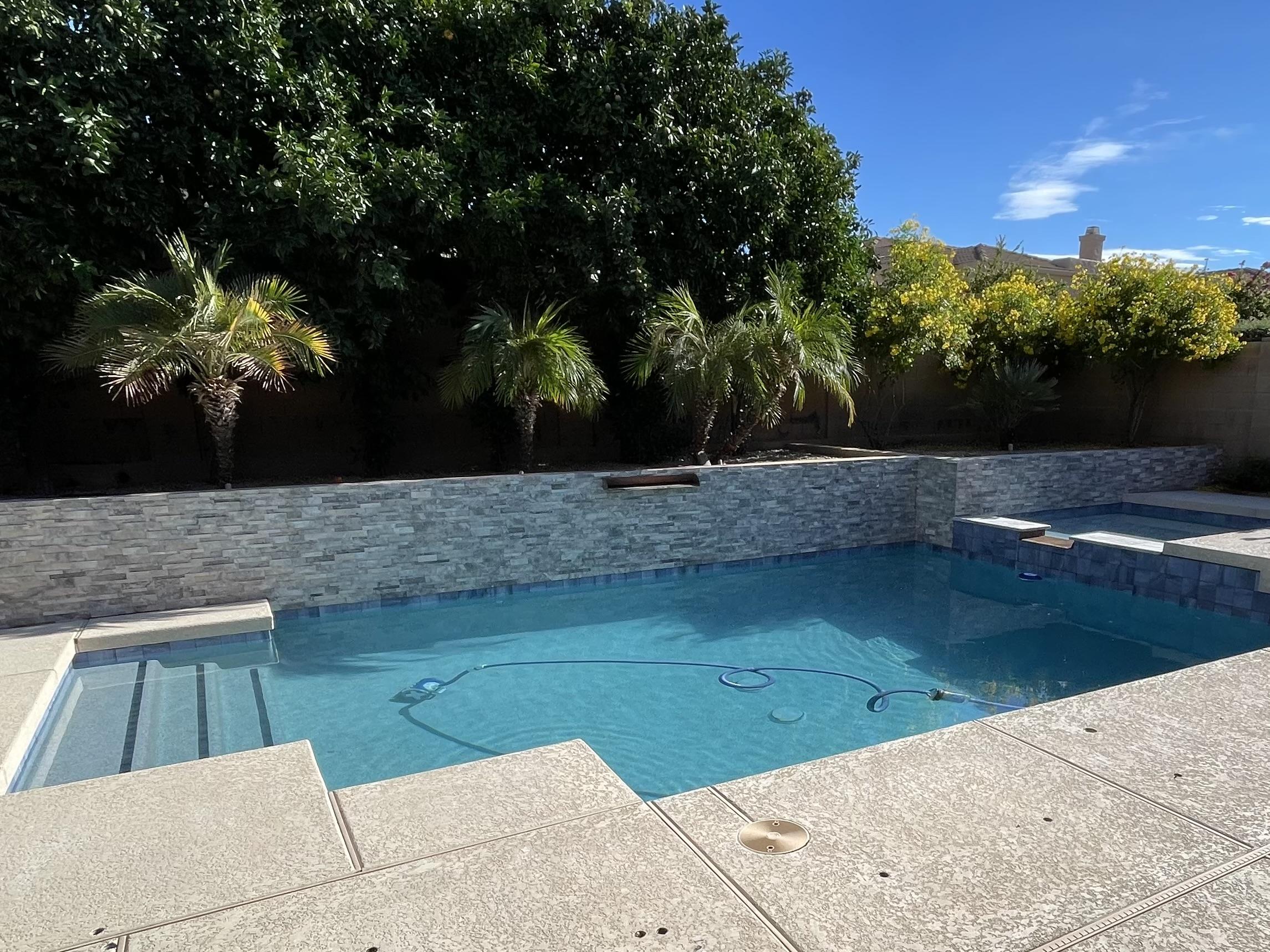 Beautifully maintained Arizona backyard pool